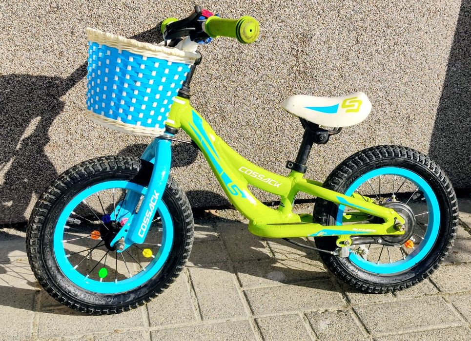 COSSACK IGGI 12" ALU zielony rowerek biegowy