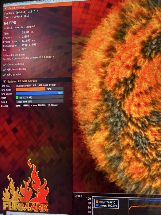 Компʼютер R5 3600,A520,16ram, m.2 128 gb,hdd 500 gb,RX590 8gb