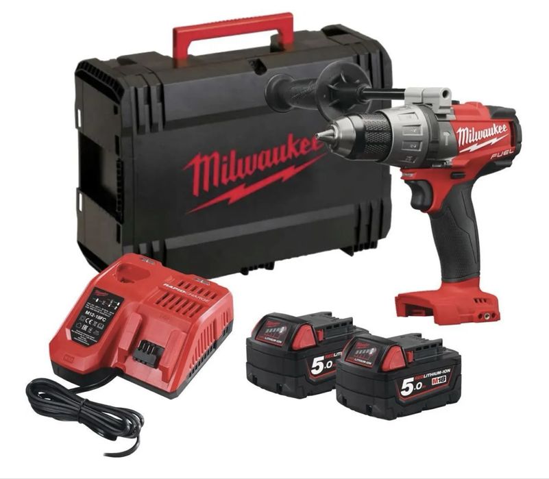 Wiertarko-Wkrętarka udarowa 18V Milwaukee M18 FPD2-0X Komplet Polecam