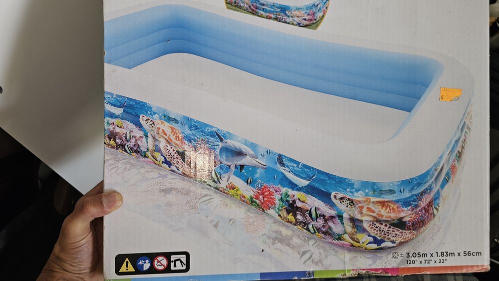 Piscina insuflável INTEX tropical (305x183x56 cm - 999 litros)