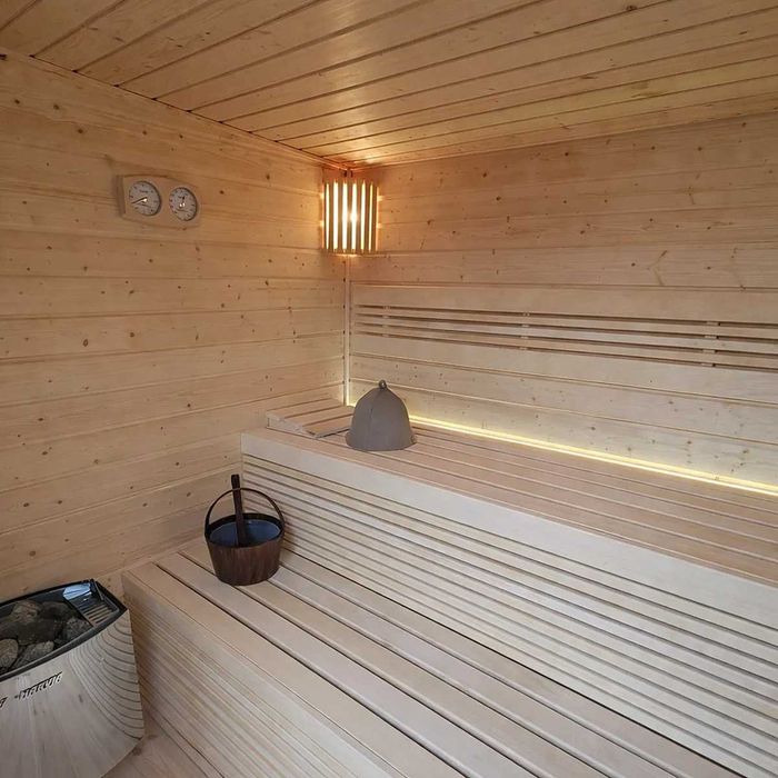 Nowoczesna Sauna Ogrodowa - Czarna - Block S