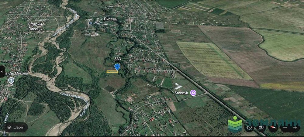 Продається ділянка 50 сот під будівництво в с. Лисець (6)