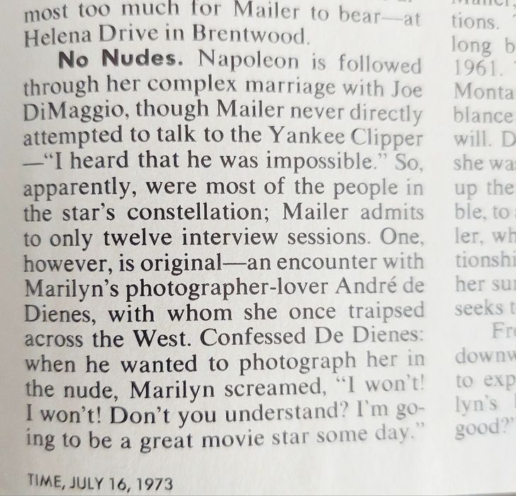 MARILYN by Norman Mailer