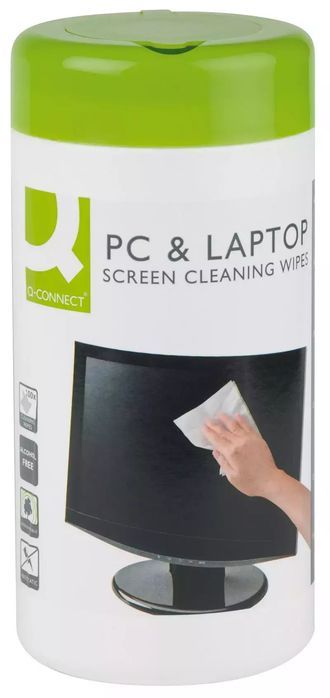 Ściereczki Do Czyszczenia Ekranów Q-Connect Tuba 100 Sztuk. Nowy Produkt