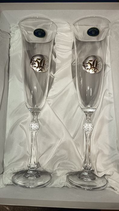 Copos champanhe 50 anos casamento