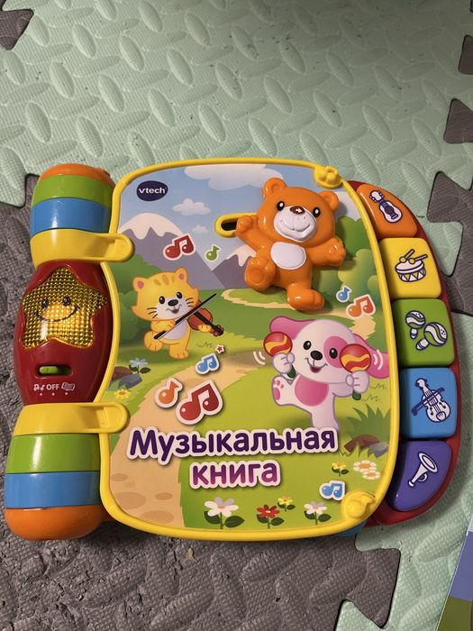 Музикальна книжечка від vtech на російській мові