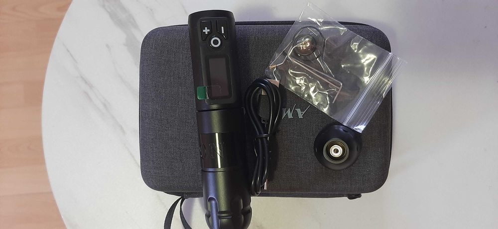 Zestaw do Tattoo z maszyną Ambition Soldier Bezprzewodowa.