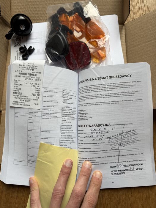 Rower Giant Stance full Mtb 2024, rozmiar S - dowód zakupu - jak NOWY!