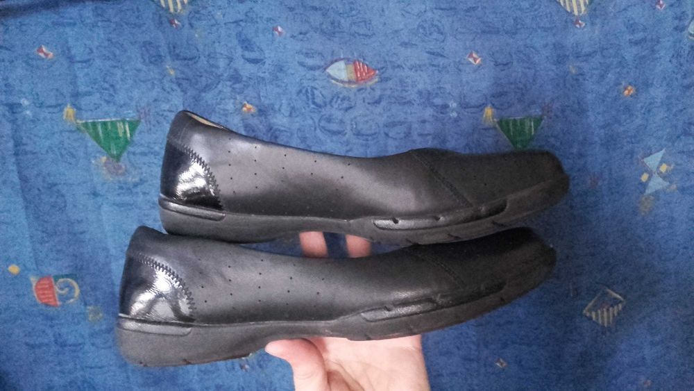 Baleriny skórzane Clarks