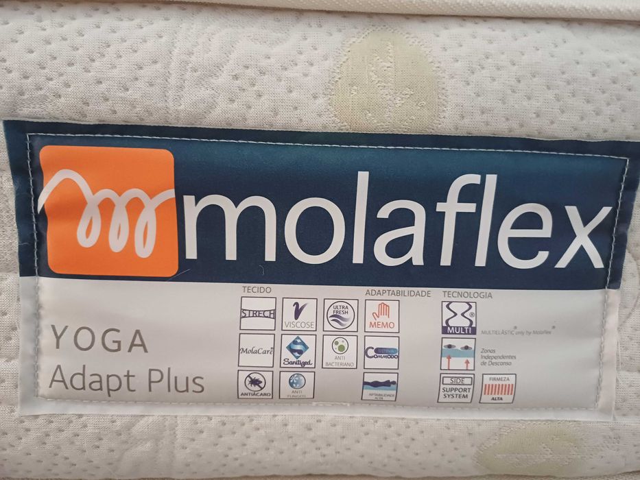 Sommier com arrumação+colchão 200x180