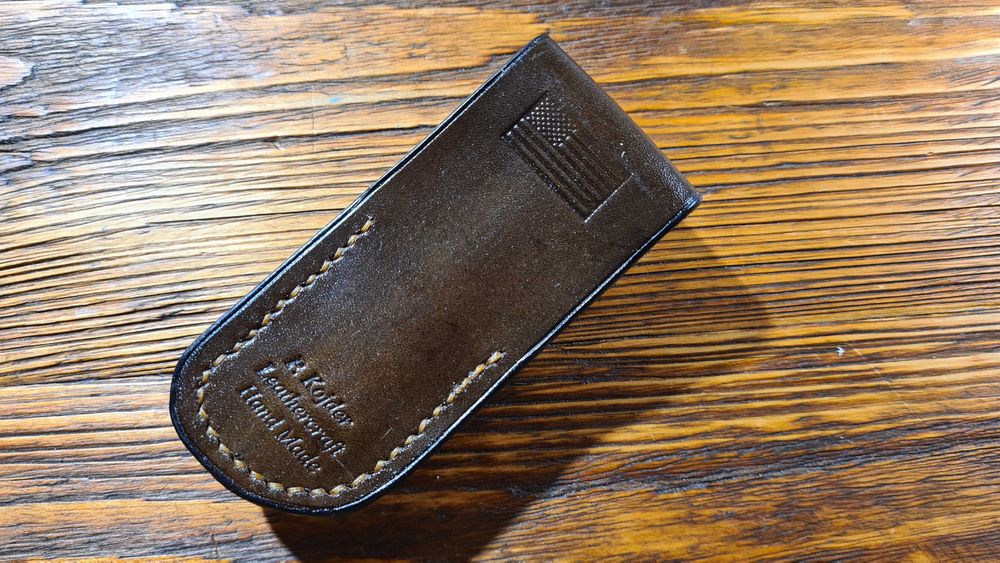 Buck 112 etui kabura skóra naturalna