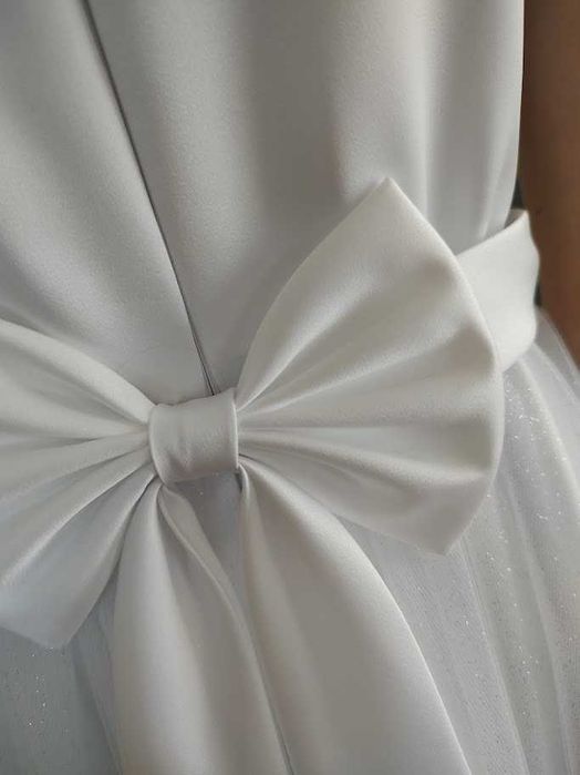 Sukienka komunijna + bolerko 140 Komunia Alba