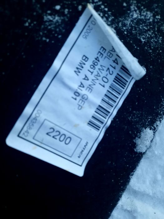 Podłoga Bagażnika BMW E61 ORYGINAL