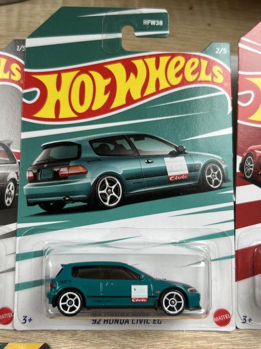Hot Wheels HONDA CIVIC set Type-R zestaw 5szt Walmart