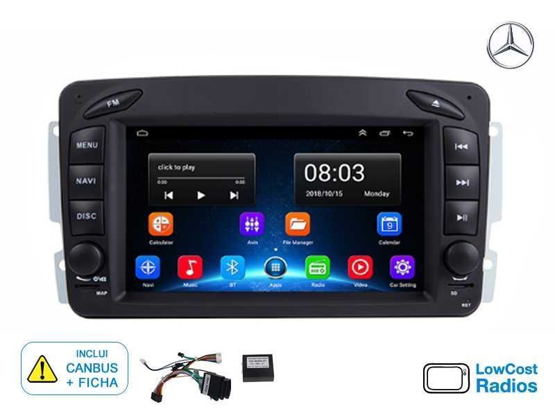 (DEZEMBRO) Auto Rádio 2DIN GPS ANDROID 15: BMW Benz VW, Opel, Audi