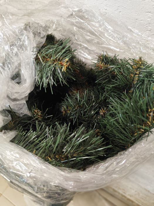 Ялинка штучна новорічна зелена, висота 1.85