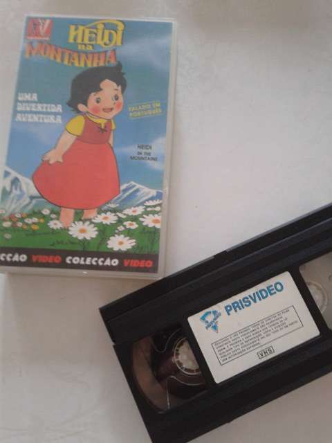 Cassetes de Vídeo VHS - colecção heidi
