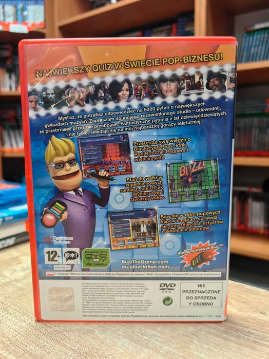 Buzz! POP Quiz PS2 UNIKAT PL SklepRetroWWA Wymiana Skup