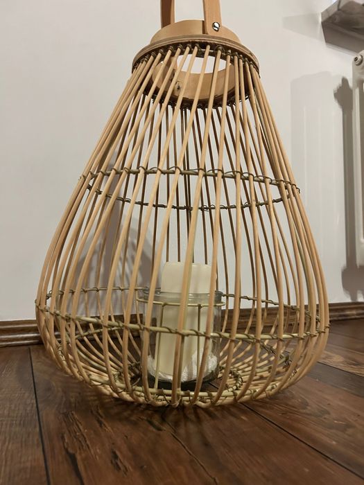 Lampion drewniany- 6 szt.