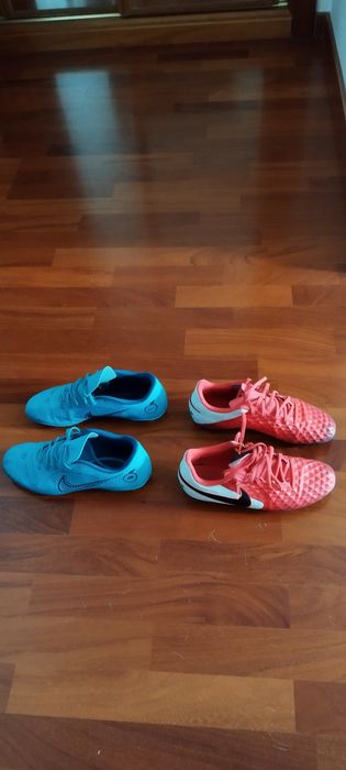 Chuteiras de Futebol Nike Mercurial e Tiempo