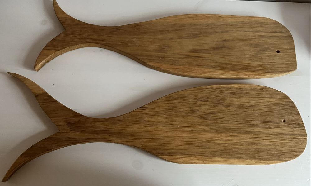 Deski drewniane do serwowania krojenia 2 szt.