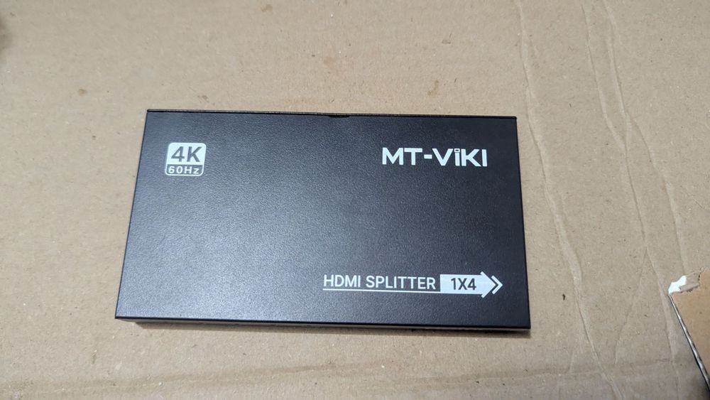 HDMI спліттер MT-VIKI SP104 1×4 4K 60Hz дзеркалювання сигналу