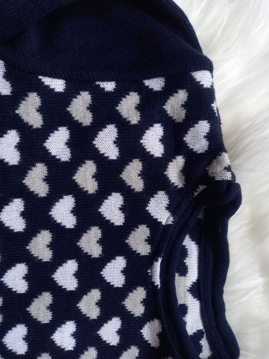 Sweter sweterek serduszka Jomar roz 116 akryl