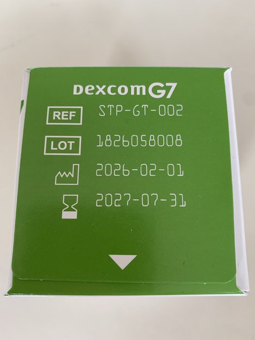 Dexcom G-7 NOWE Ważność 2027-07  2 szt. Gazik gratis