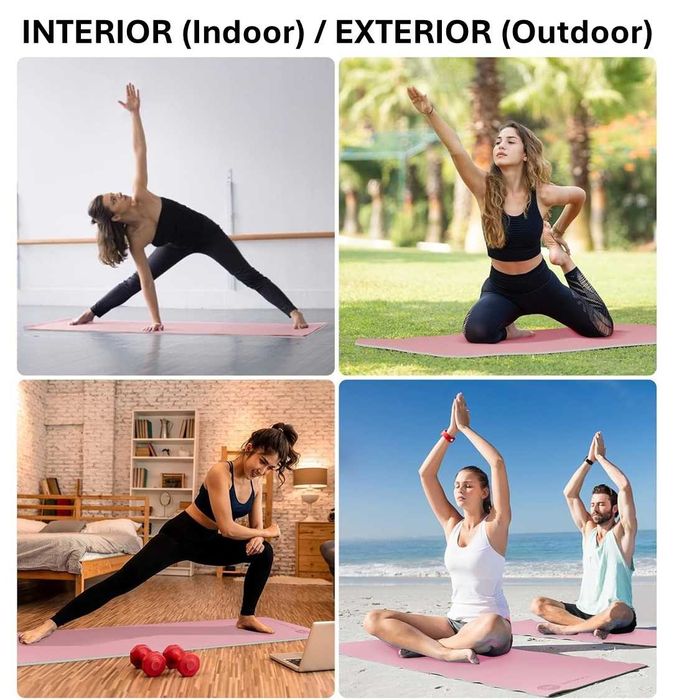 Tapete de Yoga Grosso (8mm) - (183x61cm) - PINK