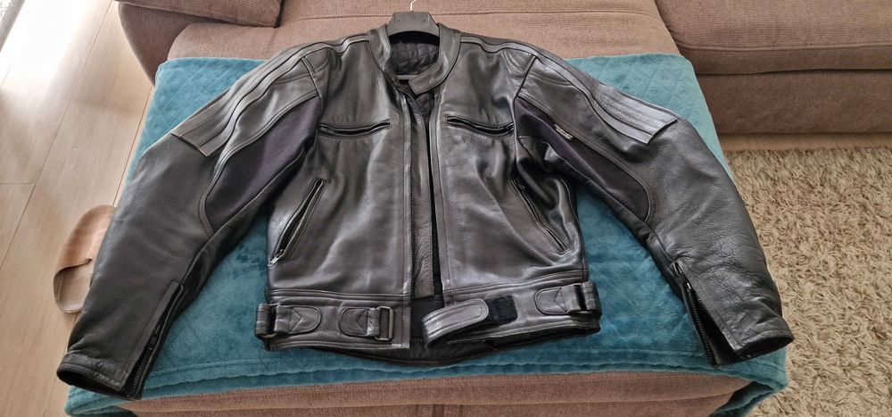 Casaco couro com proteções motar64284166407937123