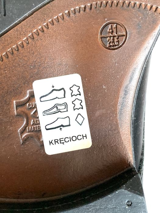 Męskie buty (półbuty) skórzane rozmiar 41