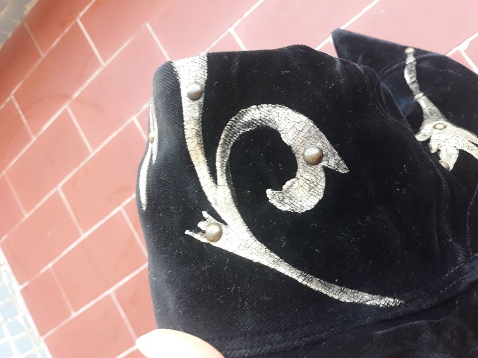 Bota Luis Onofre em veludo N°34