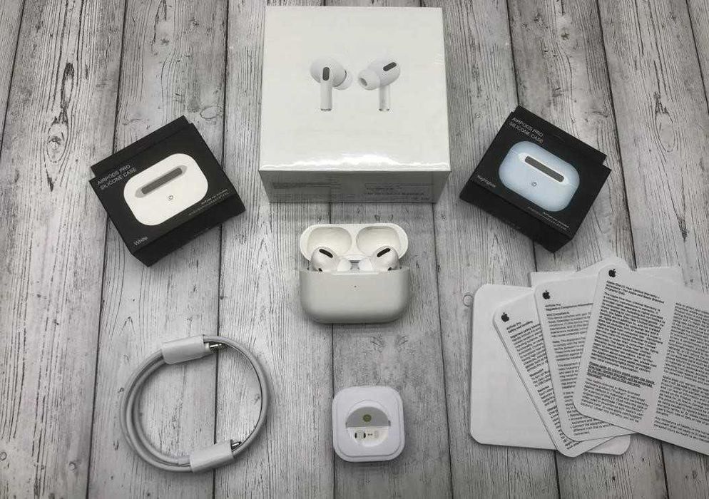 РОЗПРОДАЖ! Безпровідні навушники АірПодс Pro + чохол на кейс!