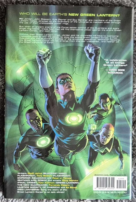 Green Lantern: War of the Green Lanterns HC - Geoff Johns