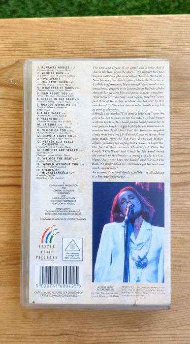 Belinda Carlisle – Runaway Live | VHS
