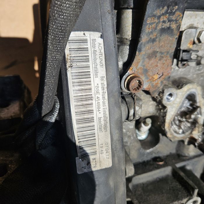 Двигатель мотор bse 1.6mpi на vw audi skoda