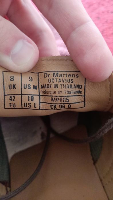 Черевики Dr Martens Octavius authentic wine red оригінал