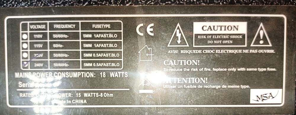 Vision Wzmacniacz gitarowy combo piecyk do: gitara elektryczna