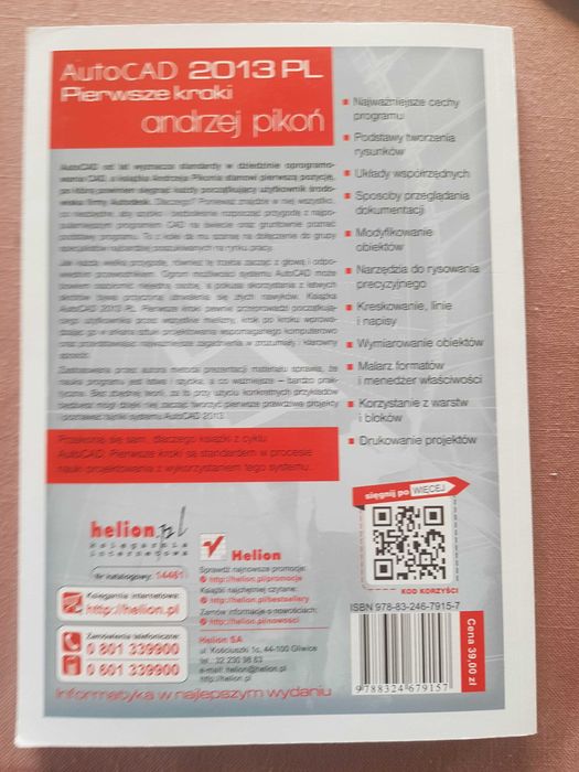 AutoCad 2013 Pl pierwsze kroki Andrzej Pikoń