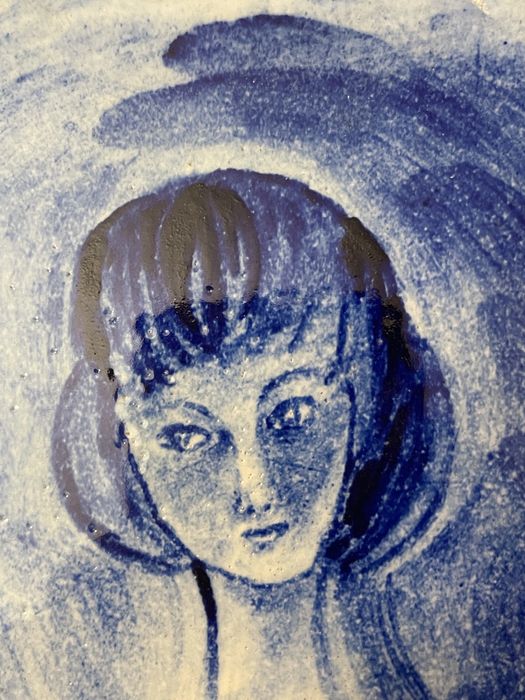 Azulejo vintage assinado