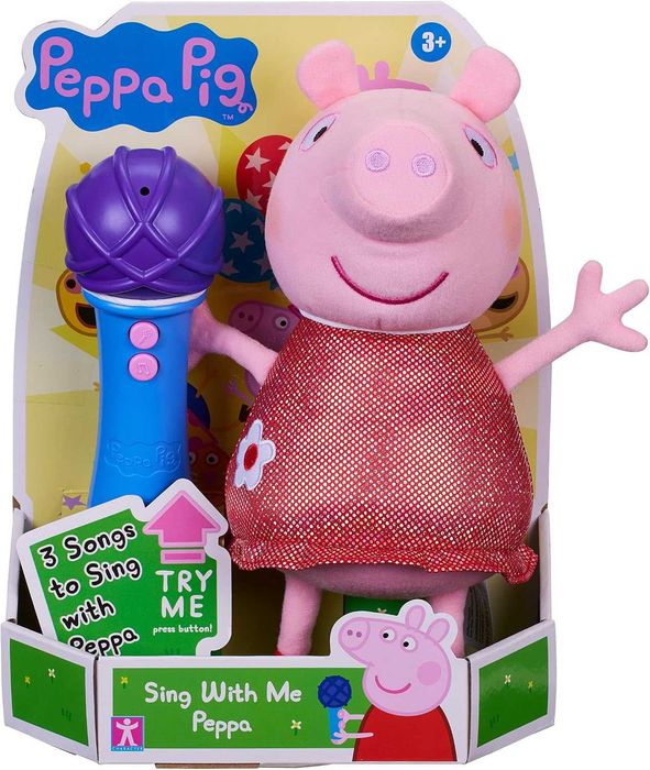 М'яка інтерактивна іграшка «Пой зі мною» Свинка Пеппа Peppa Pig 08117