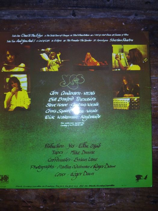 LP Yes - Close to the Edge