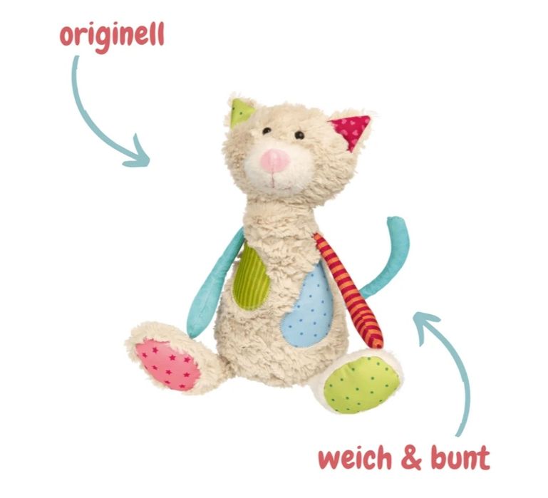 Іграшка Котик печворк