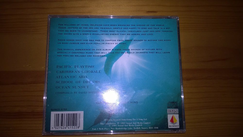 CD - Som de golfinhos - Música para relaxar
