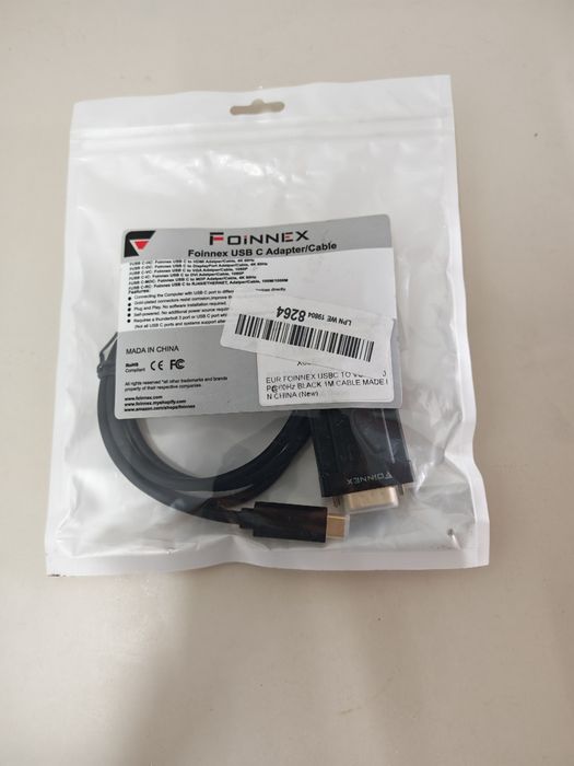 Adapter USB-C do VGA (D-sub) FullHD , 1 m