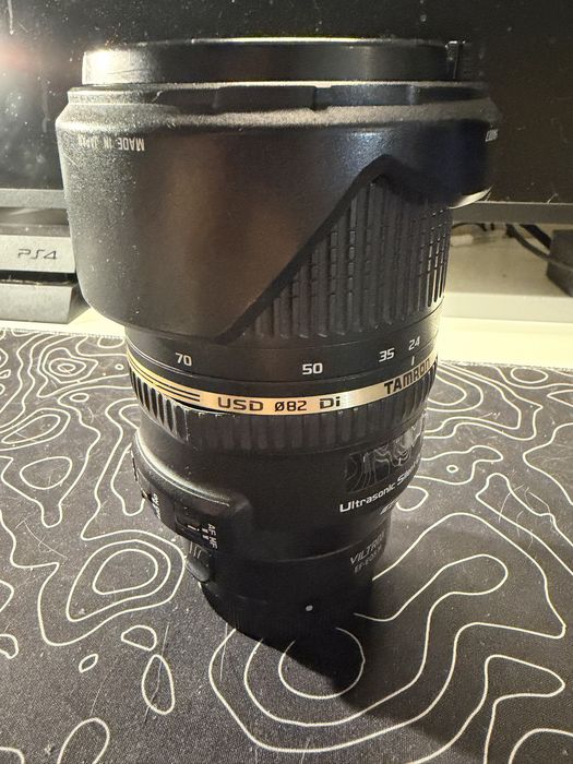Tamron 24–70mm f/2.8 VC + EF–EF-M adapter