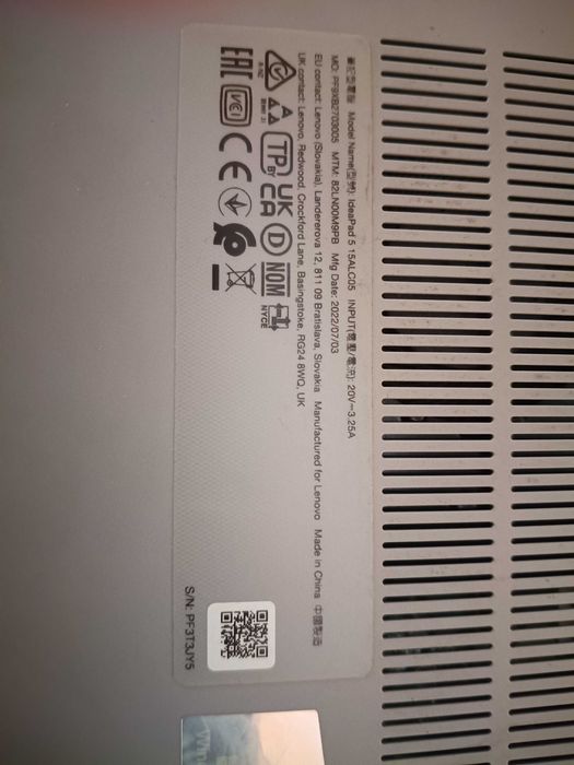 Laptop Lenovo Ideapad5 15 ALC05