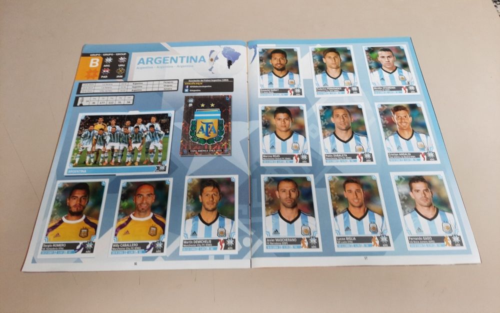 Cadernetas Futebol Copa America  2015 panini NOVA
