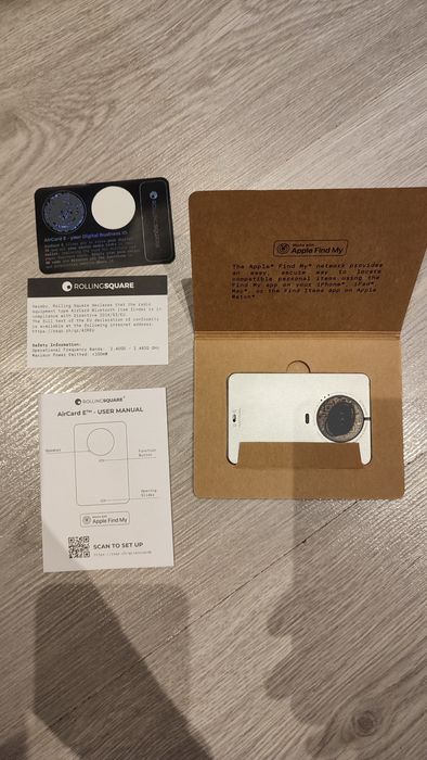 Air tag cartão, para rastrear carteiras