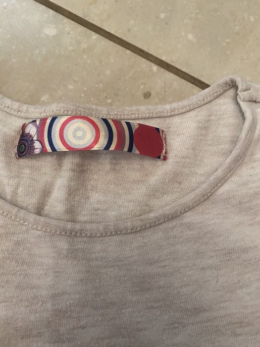 Desigual bawełniana sukienka z tiulem na dziewczynkę 10-11 lat, cekiny